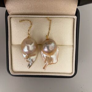 A Pair of Baroque Earrings, come with a different box